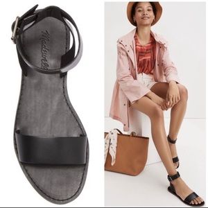 NWOT Madewell Boardwalk Ankle Strap Sandals